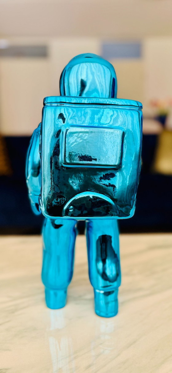 Big Astronaut Sculpture Popart Pop Art Luxury Money Statue Unique Blue New Decor – Other (photo 5 of 5)