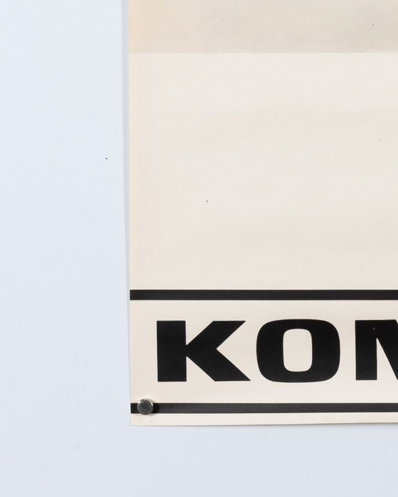 Image 1 of KONSUM Das Lässt Kinderherzen Höher Schlagen – 1970 Original Vintage Toy Advertising Poster – Mid-Century Modern – 81x57 cm