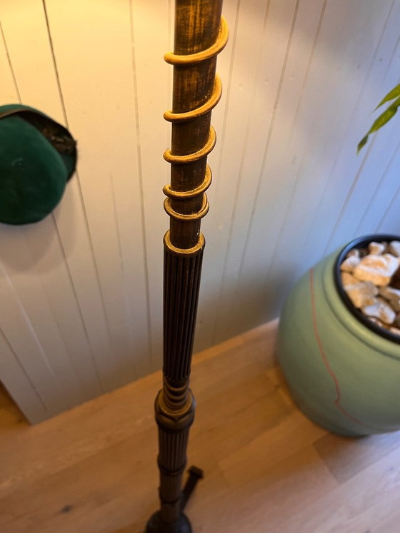 Lampadaire Vintage Unique – Fait main par Maître Soudeur – Circa 1950 – Metal (photo 3 of 8)