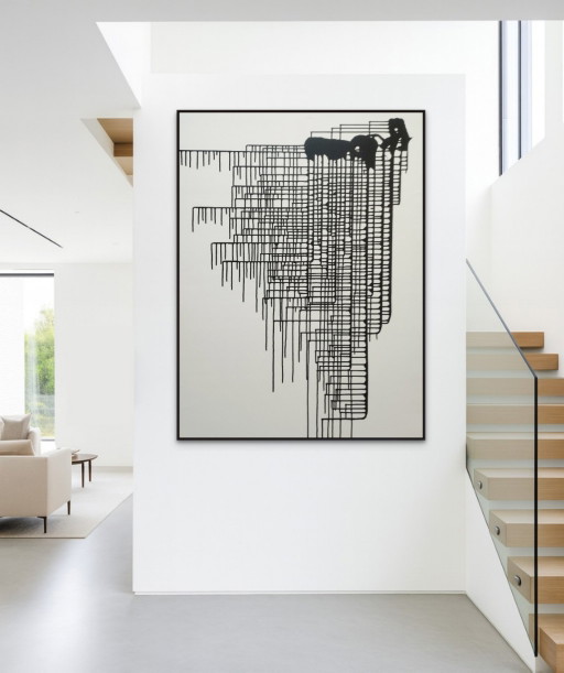 Minimalist Composition XXL – schilderijen tekeningen, Canvas (photo 2 of 14)