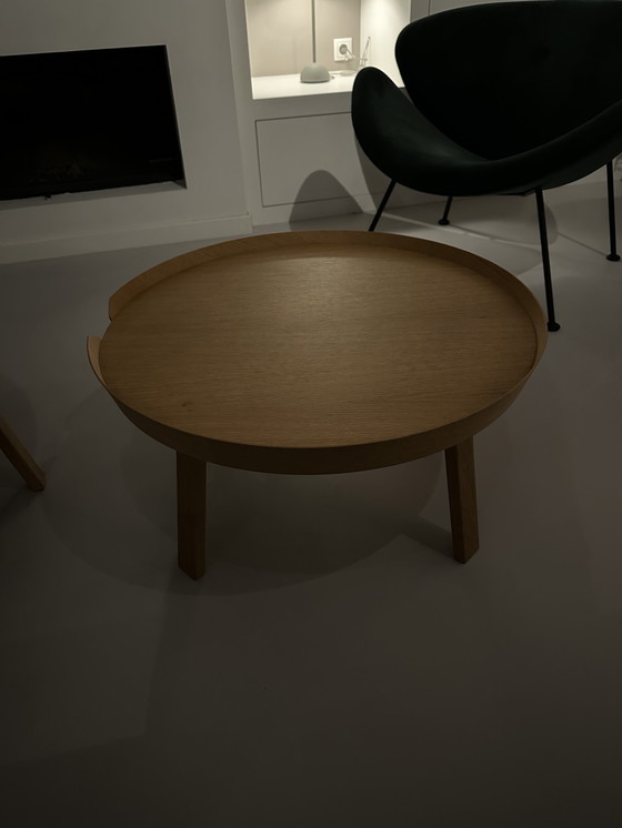 Image 1 of (2x) Muuto Around Table L & XL Oak