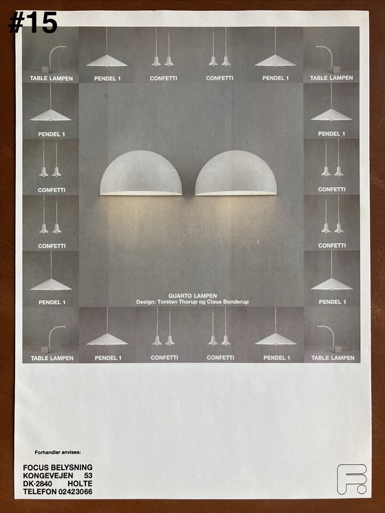 Image 1 of Materiale pubblicitario dal design vintage anni '80 e '90