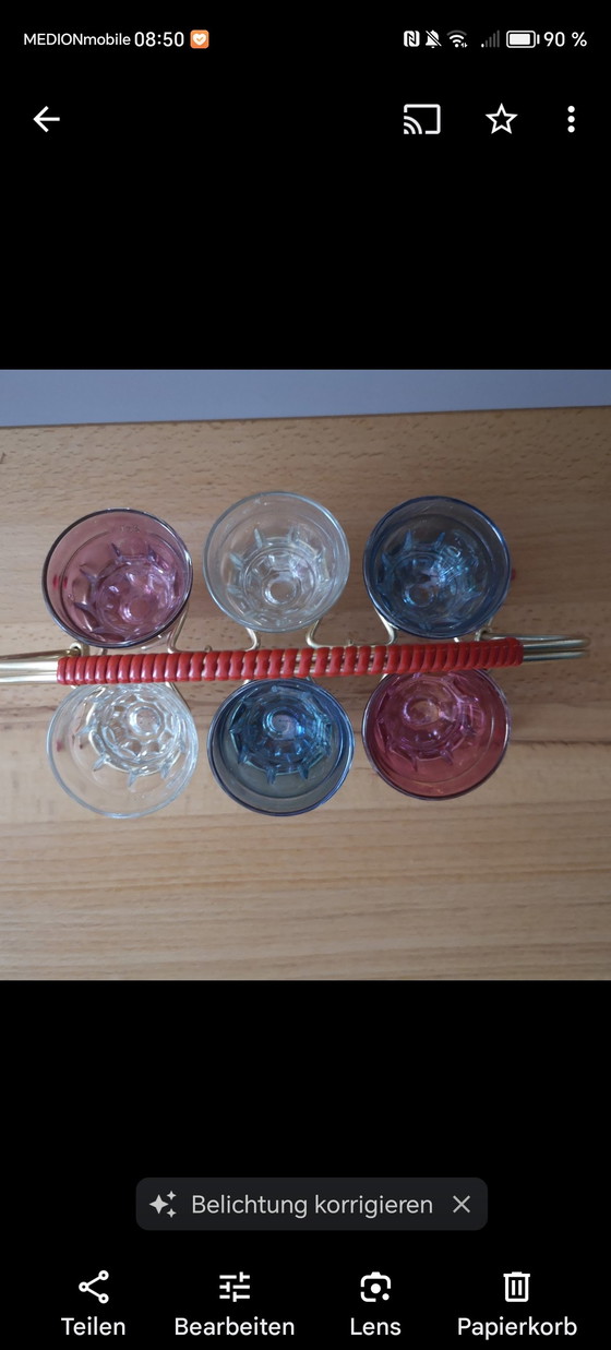 Image 1 of Mid Century vintage likeurglazen