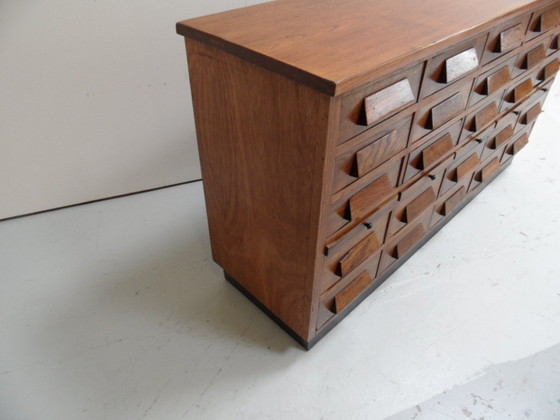 Image 1 of Antique shop cabinet with 25 drawers
