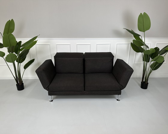 Image 1 of Brühl Moule designer sofa fabric couch relax function