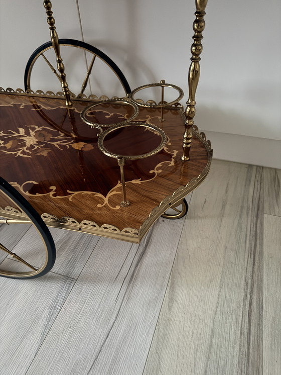 Image 1 of Italian serving trolley – Modello Depositato