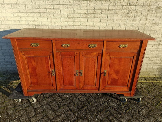 Image 1 of Prachtig hardhouten dressoir 
