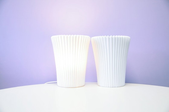 Set di 2 Applique Ikea 'Bista', Porcellana, Bianco, Modern (foto 3 di 5)
