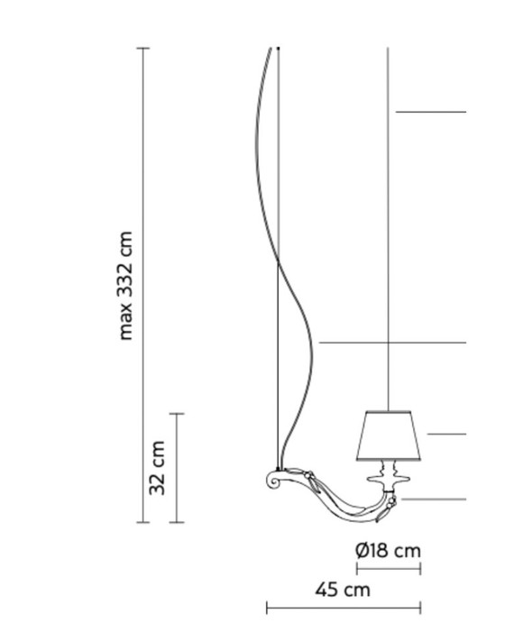 Pendelleuchte, italienisches Design Karman – Kronleuchter, Wood (photo 3 of 6)