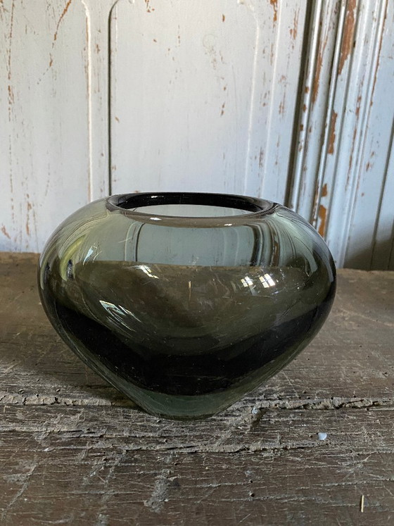 Danish Holmegaard Blown Glass Vase (photo 2 of 9)