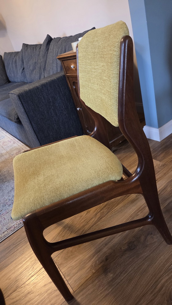 Image 1 of 4 originale dänische Esszimmerstühle aus den 1970er Jahren