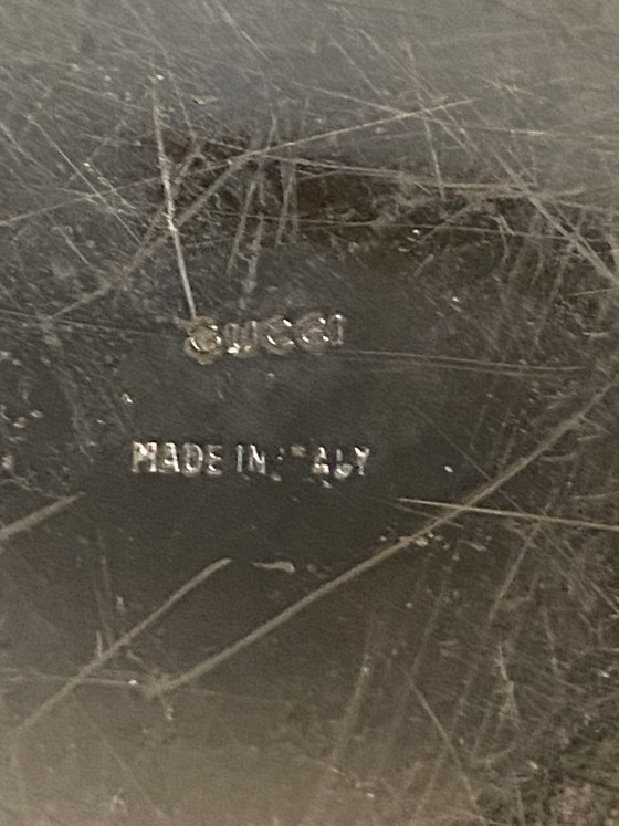 Image 1 of Vintage 60s/70s and rare Gucci ice cream or caviar bucket in silver-plated metal