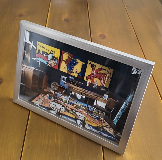 Image 1 of Photo from Herman Brood's art studio