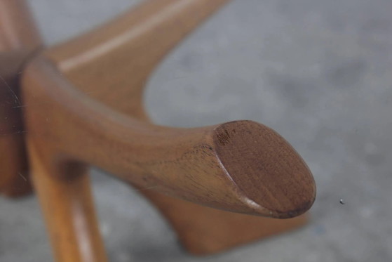 Teak Couchtisch T188 Illum Wikkelsø Eilersen 60er Jahre – Niels Eilersen, Couchtische, Holz, Glas (photo 10 of 14)