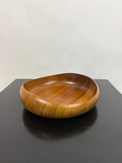 Cuenco de teca - Handarbeit Westfalen - Años 60