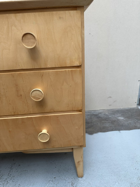 Image 1 of Mid Century Fosby Verken Refreshed Birch Dresser