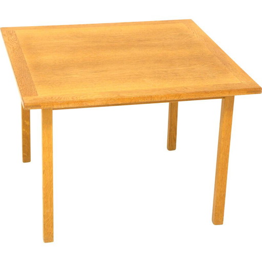 Tavolino vintage in legno di quercia di Bertil Fridhagen per Bodafors, Svezia anni '60