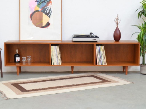 Vintage sideboard HiFi record cabinet shelf record shelf lowboard