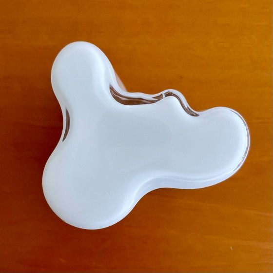 Vase vintage Iittala Alvar Aalto blanc opale – Verre (photo 5 of 5)