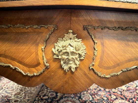Scrivania antica francese Luigi XIV – Scrivanie, Leather, Wood (photo 9 of 22)