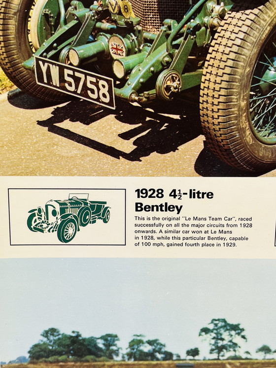 Image 1 of Foto di cartone di due auto inglesi