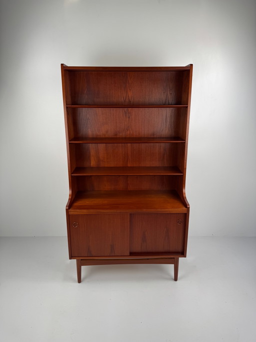 Johannes Sorth for Nexø Møbelfabrik Bornholm Bookcase with Storage