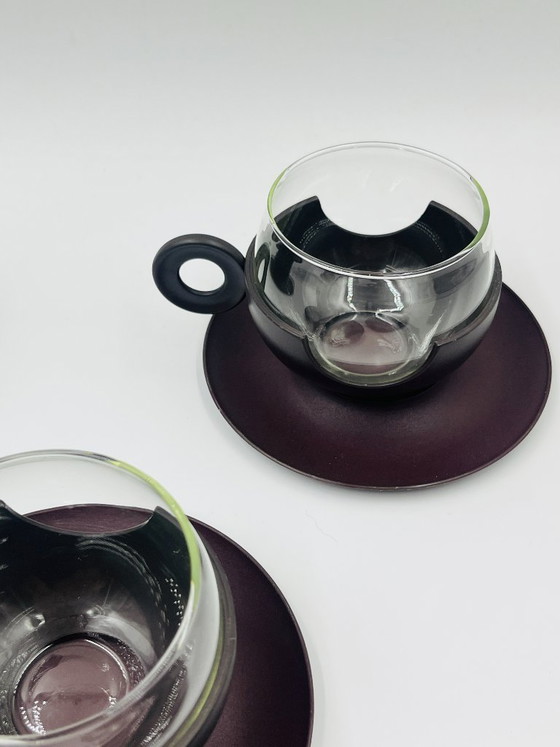 Image 1 of Set of 5 Pop Cups with Donut Handles – Dutch Design – 1970