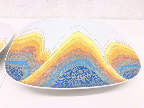 Image 1 of 2 Plates/Fruit Bowls by Rosenthal Design Rosamonde Nairac 70s
