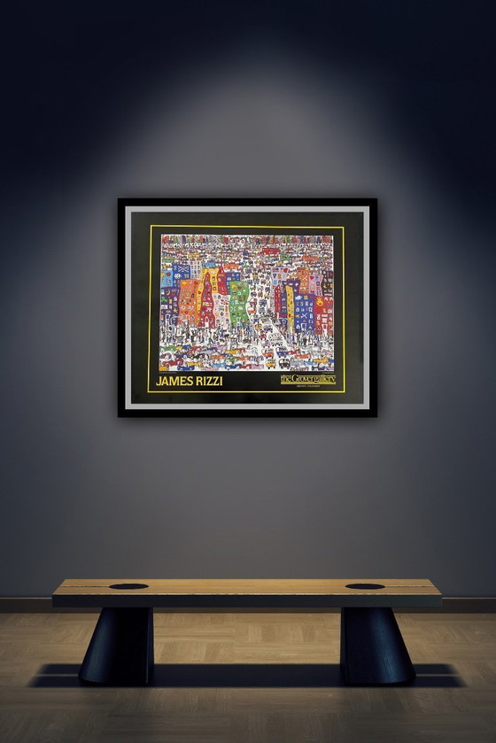 Image 1 of James Rizzi: „Es ist so schwer, ein Heiliger zu sein, wenn man in der Stadt lebt“ – Seltener Fund aus der Grover Gallery, Denver