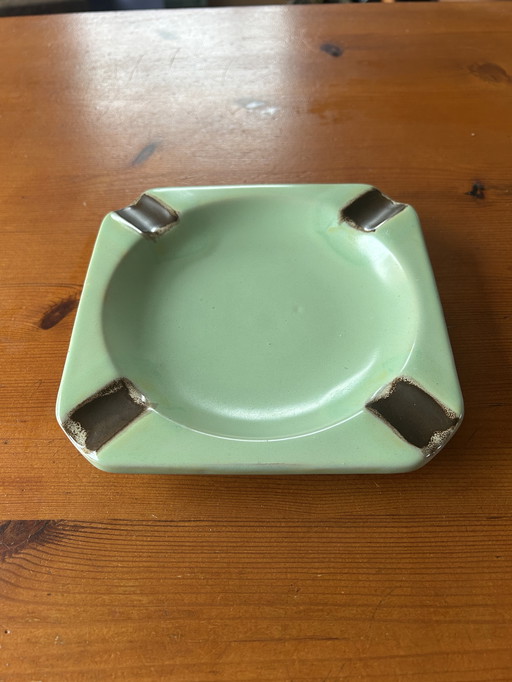 Vintage Harald Östergren Upsala Ekeby Mint Green Dish/ ashtray / Collector