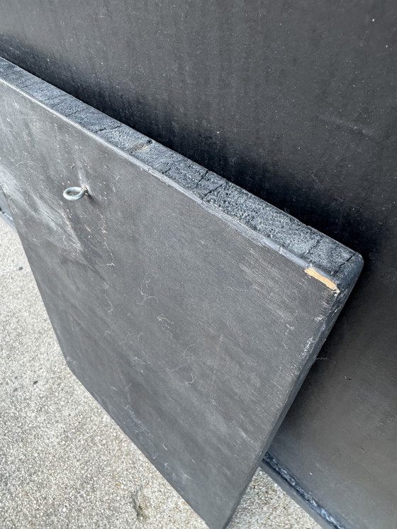 Image 1 of Brutalist style studded mirror from the 1950s