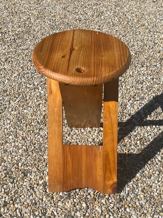 Image 1 of Mid-Century, TS Folding Stool, by Roger Tallon for Sentou, 1970s