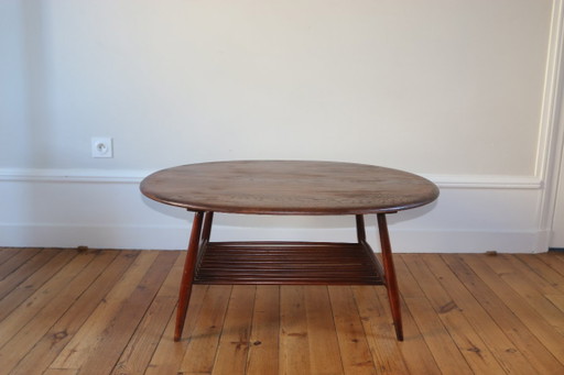 Table basse scandinave vintage Ercol 1960