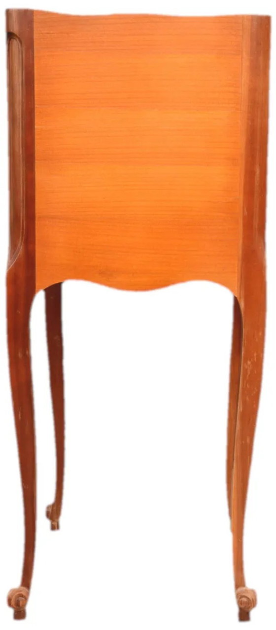 Louis XV style cherry wood bedside table, 36x21x73cm – Nightstands (photo 7 of 8)