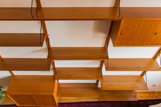 Image 1 of Modulares Wandregalsystem von Poul Cadovius für Cado, 1960er Jahre