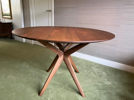 Image 1 of Mesa de comedor artesanal modelo Lakri más 4 sillas de comedor - Nueva - Precio de recogida
