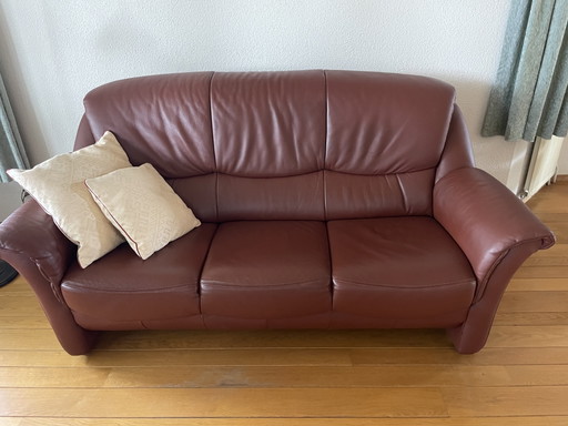 Canapé 3 places en cuir – 3 5 zitsbanken, Leather (photo 2 of 5)