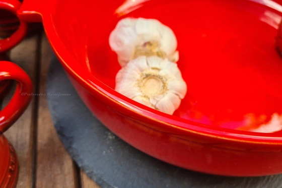 Image 1 of 1x Peugeot Appolia Piatto da forno rotondo 27 cm - Rosso - Ceramica