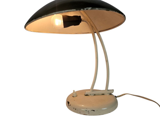 Image 1 of VEB Leuchten | East-Germany | Table Lamp | Bauhaus Style | Marianne Brandt Style UFO Lamp | 50's