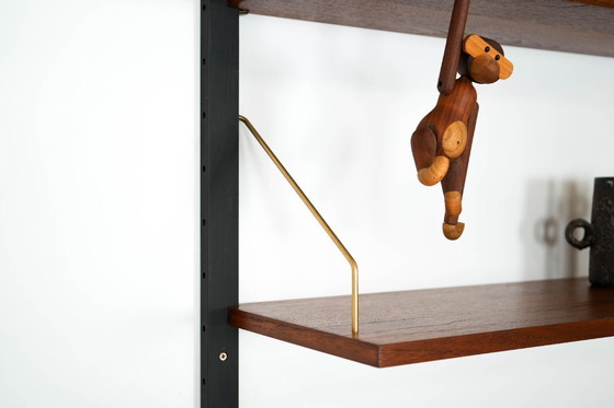 Image 1 of Teakhouten boekenkast, Deens design, jaren 60, productie: Denemarken