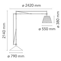 Image 1 of Lámpara de pie Flos Super Archimoon