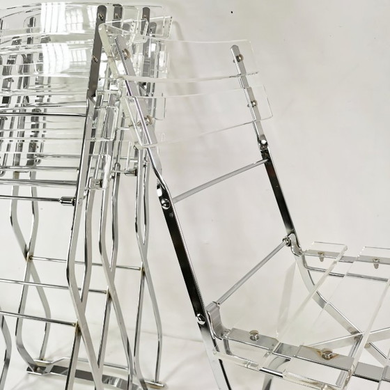 Image 1 of Set di sedie pieghevoli di design, Maison & Jardin Paris, anni '70