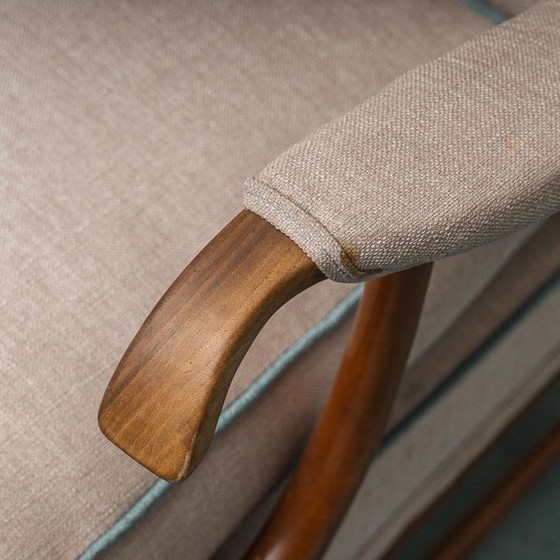 Image 1 of POLTRONA IN TESSUTO ATTRIBUITA A PAOLO BUFFA, ANNI '50, VINTAGE, DESIGN MODERNO