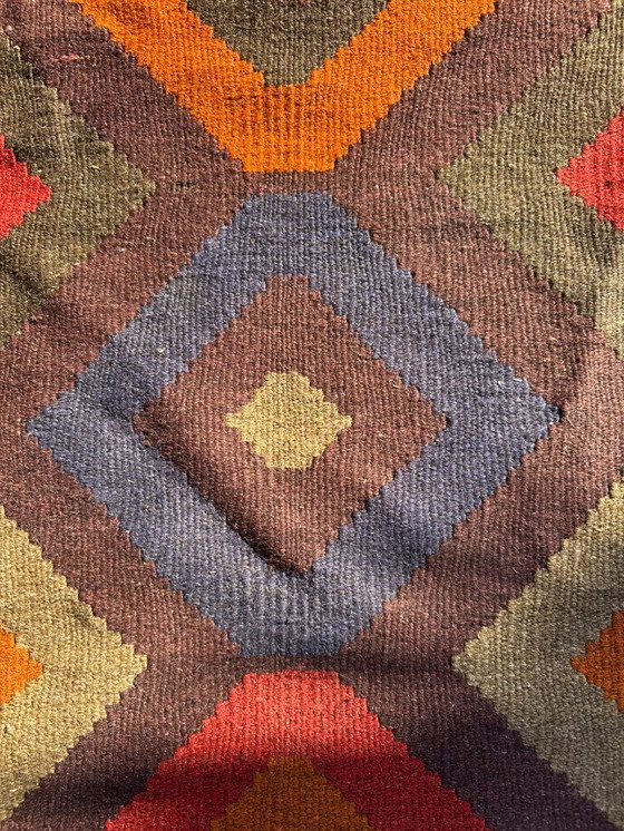 Image 1 of Multicolored handmade kilim rug. Türkiye, 1970s