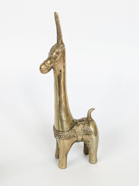 Trio vintage de figurines de lamas ou d'ânes en laiton massif, années 1970 – Objets déco, Brass (photo 8 of 20)