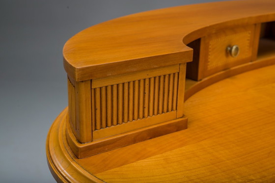 Image 1 of Biedermeier Frisiertisch und Sessel aus Wolkenstein, Italien, 2er-Set