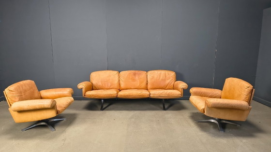 Image 1 of Divano De Sede DS31 in pelle color cognac, anni '70