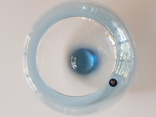 Ocean Blue Bowl By Per Lütken For Holmegaard, 1950S