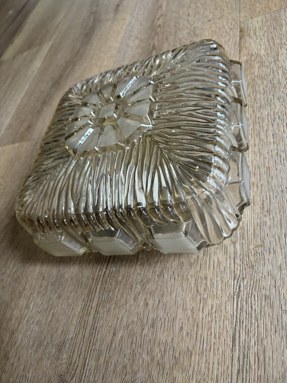 Image 1 of Set Of Two Glass Vintage Ceiling Lamps