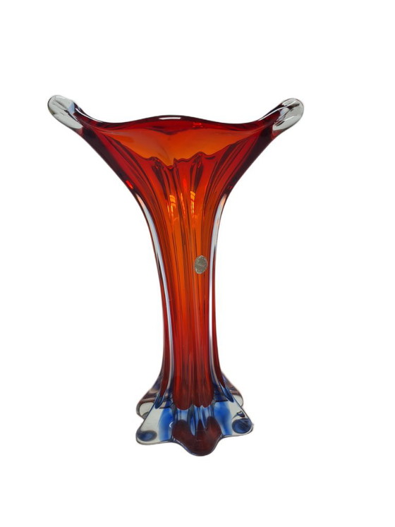 Italian Postmodern Vase in Murano Glass from Mandruzzato, 1950s (photo 11 of 18)